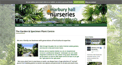 Desktop Screenshot of marburynursery.co.uk