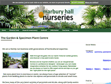 Tablet Screenshot of marburynursery.co.uk